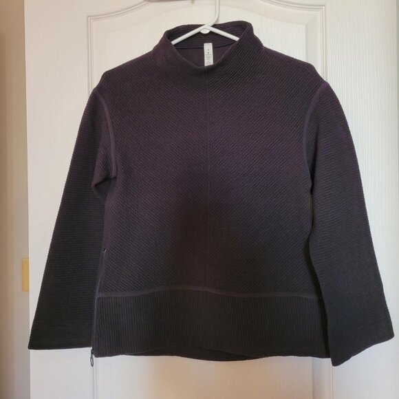 Lululemon On Repeat Mock Neck, Size 4, Black - Picture 5 of 12